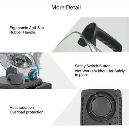 BlendSmartly ProMax 2200W Commercial Blender