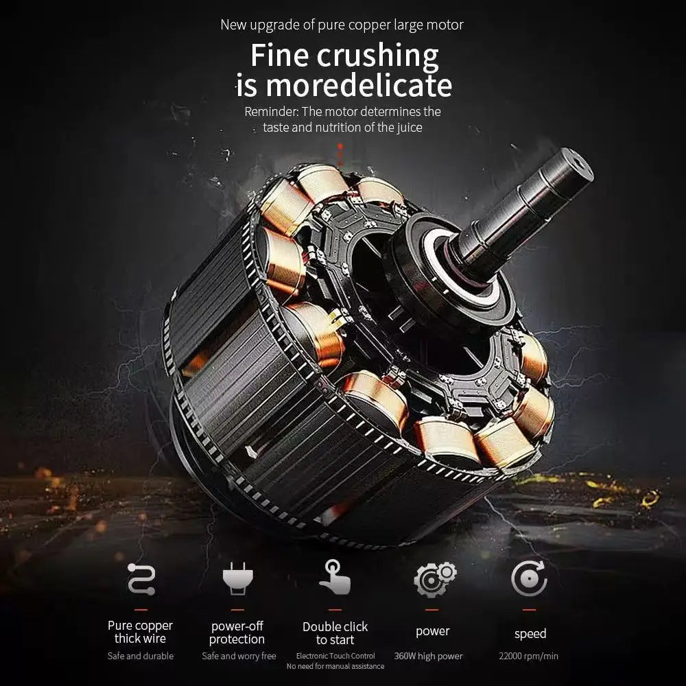 BlendSmartly X7 PowerBlend Portable Juicer 700ML